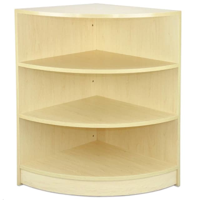 Monstershop Retail Shop Corner Counter LM60 - Maple in Beige Beige Unisex