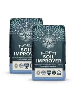 Pair Of Rocket Gro Peat-Free Soil Improver (100L)