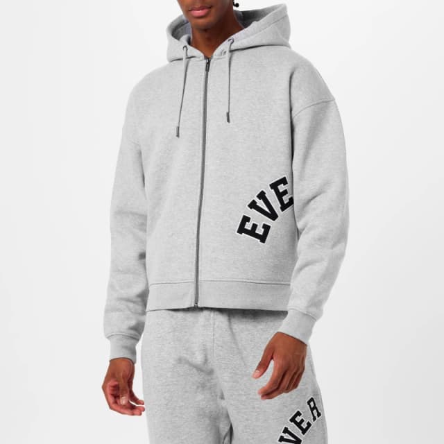 Everlast Large Logo Zip Hoodie - Grey Grey S