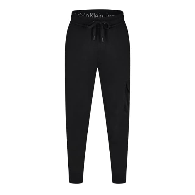 Calvin Klein Jeans Logo-Patch Track Pants Black male S