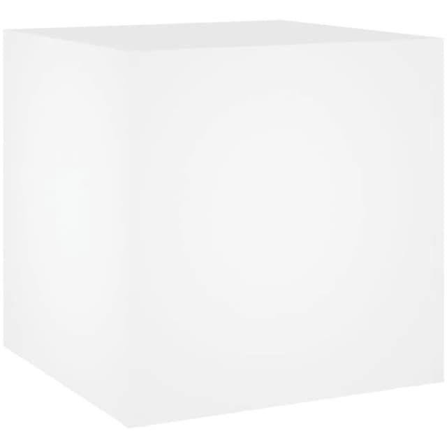 vidaXL Planter Box White 40x40x40cm Engineered Wood, White 808792