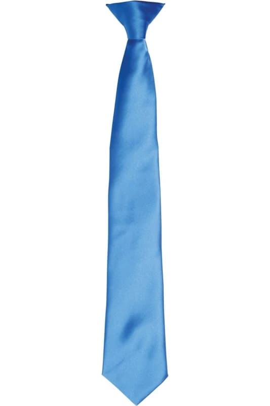 Premier Premier Satin Tie in Blue Blue One Size Unisex 5063470360574