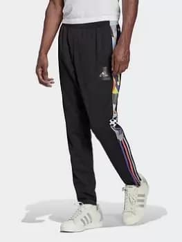 adidas Tiro Pride Tracksuit Bottoms, Black/Multi Size M Men