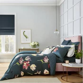 Sanderson Tulipomania Duvet Cover - Navy