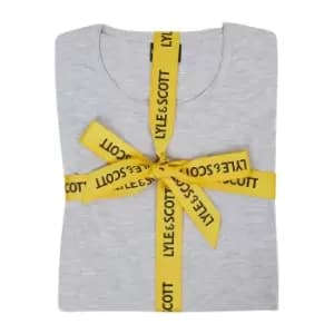 Lyle & Scott Mens Kyle - Light Grey Marl/Nautical Blue - L