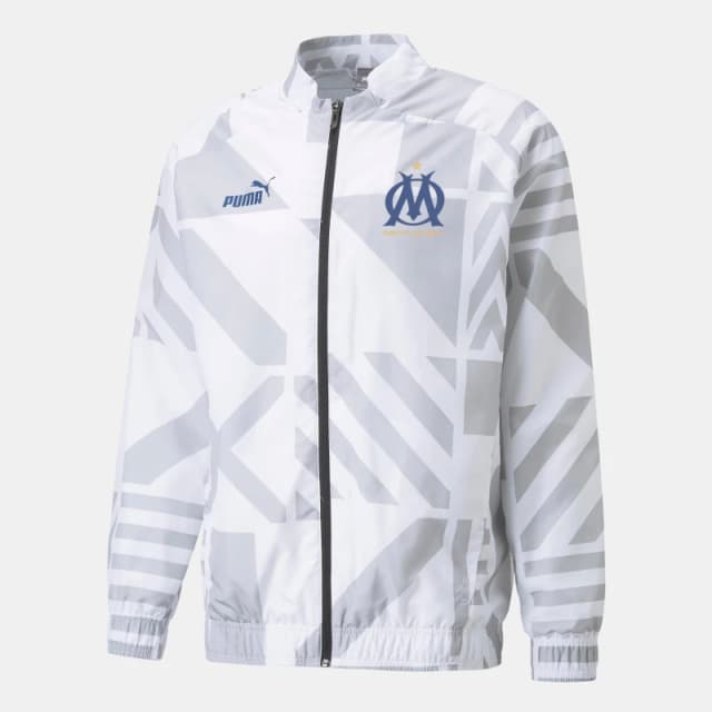 Puma Olympique De Marseille FC Prematch Jacket White male XS