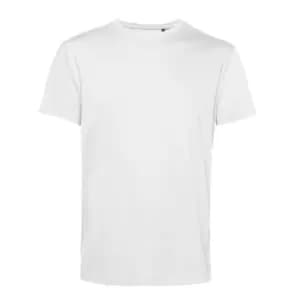 B&C Mens Organic E150 T-Shirt (XS) (White)