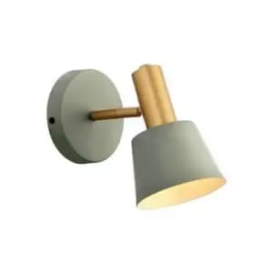 Larissa Vyronas Wall Lamp E14 Max 25W Iron Grey Green Gold