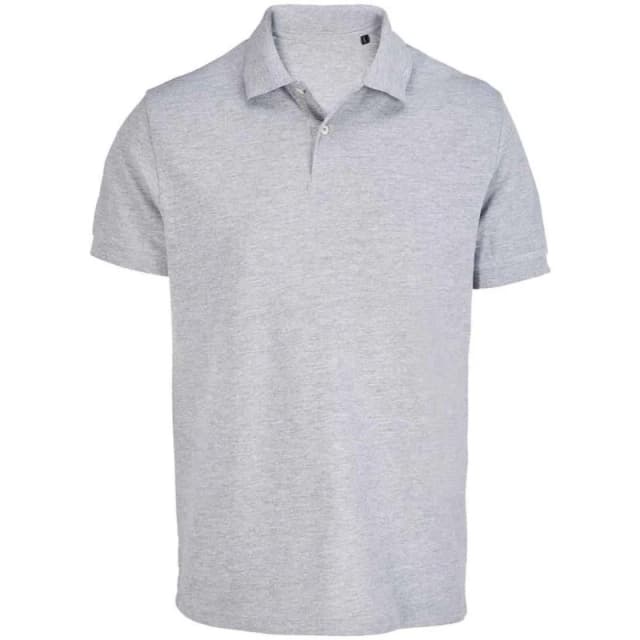 SOL'S Mens Pacific Marl Pique Polo Shirt in Grey Size: Small Grey Male S