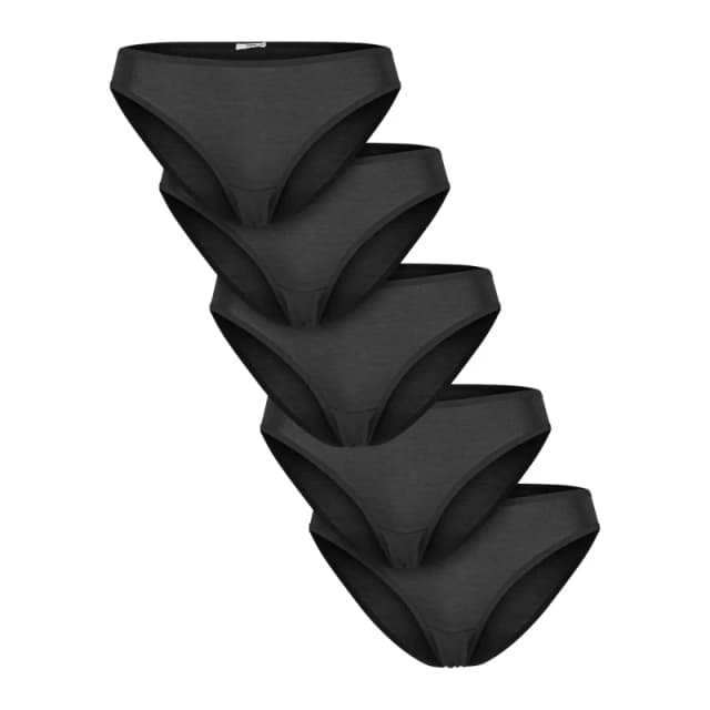 Urban Classics Womens panties Urban Classics Bamboo Brazilian (x5) Noir Female XS