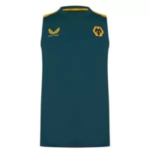 Castore Wolves Training Vest Mens - Green