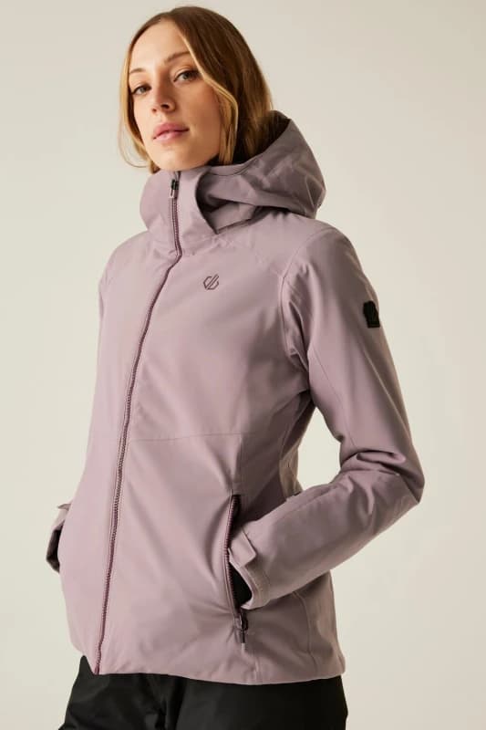 Dare 2b Womens Flurry II Waterproof Ski Jacket in Lilac Size: 16 Lilac Female 16