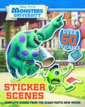 Disney Monsters University Sticker Scenes Paperback