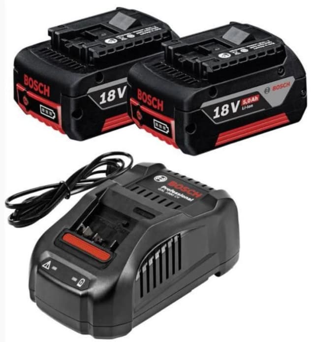 Bosch 1 600 A00 B8J Rechargeable Battery, cordless screwdriver Voltage: 18V, Battery Capacity: 5Ah Rechargeable Battery,cordless screwdriver (7396)