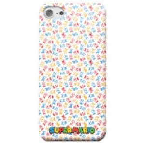 Nintendo Super Mario Toad Pattern Phone Case - iPhone 5/5s - Snap Case - Gloss