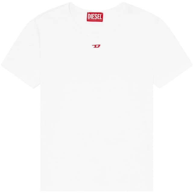 Diesel T-Ele-Long-D T-Shirt White female 8