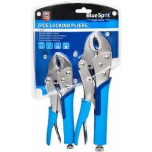 2 Piece Soft Grip Non-slip Locking Pliers