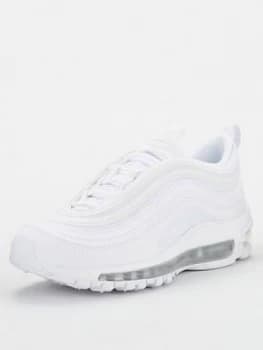 Nike Air Max 97 Junior Trainer, White, Size 4