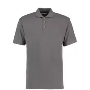 Kustom Kit Workwear Mens Short Sleeve Polo Shirt (S) (Graphite)