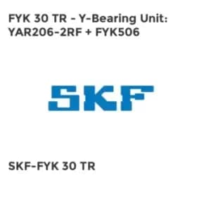FYK 30 TR - Y-Bearing Unit: YAR206-2RF + FYK506