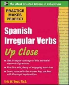 Spanish Irregular Verbs by Eric W Vogt Book