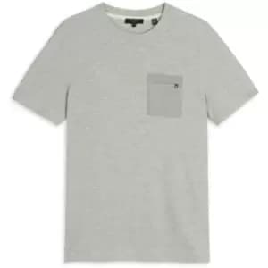 Ted Baker Homewrk Textured T-Shirt - Grey