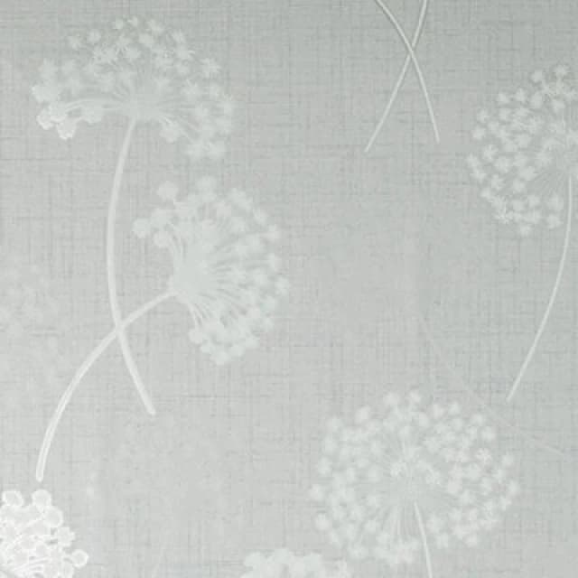 Fine Decor Fine Decor Grace Allium Grey Silver Wallpaper Floral Metallic Textured Vinyl