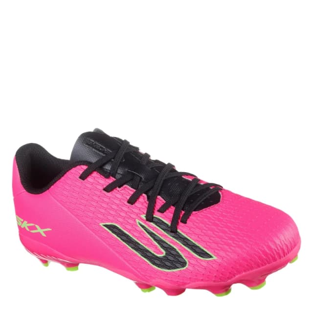 Skechers SKX.2 Juniors Firm Ground Football Boots Pink/Black male 1 (33.5)