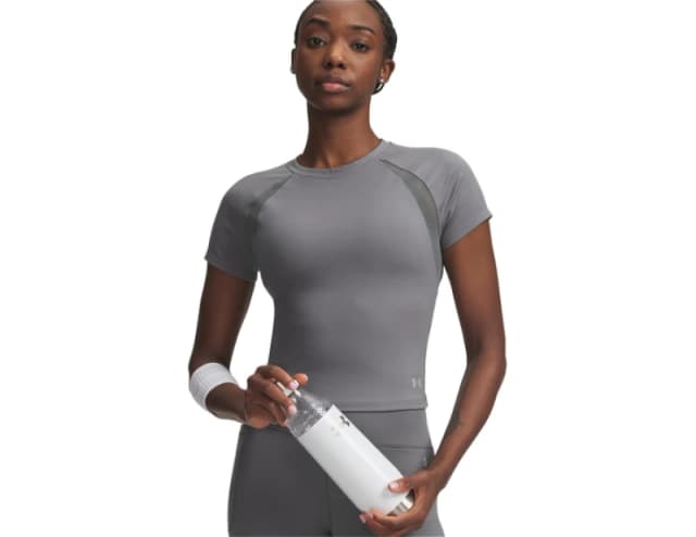 Under Armour Motion Mesh T-Shirt Women Green C709 L