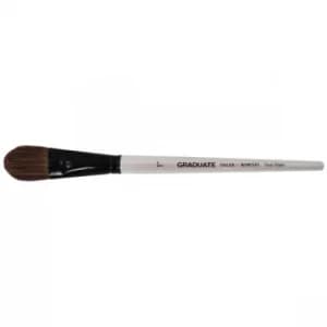 Daler Rowney Graduate Pony & Synthetic Oval Wash Brush Size 1"