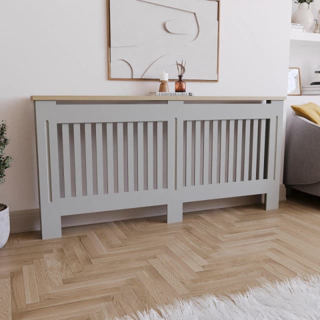 Lassic Vida Designs Arlington Radiator Cover, Extra Large Grey unisex XL