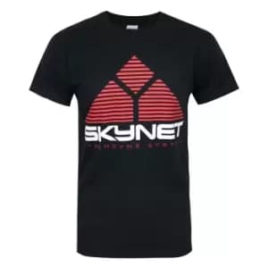 Terminator Official Mens Logo T-Shirt (S) (Black)