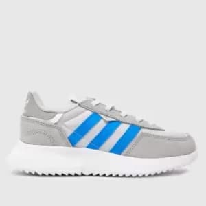 Adidas Grey Retropy F2 Boys Junior Trainers