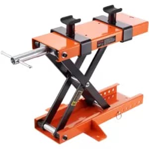 VEVOR Motorcycle Lift Scissor Jack Stand 1100 Lb with Saddle ATV Lift Dirt Bike