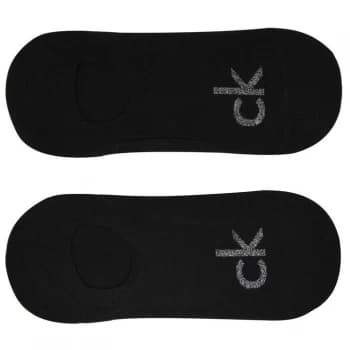Calvin Klein 2 Pack No Show Socks Mens - Black