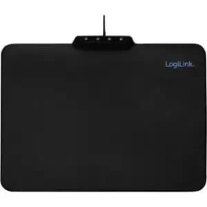 LogiLink ID0155 Gaming mouse pad Backlit Black (W x D) 360 mm x 260 mm