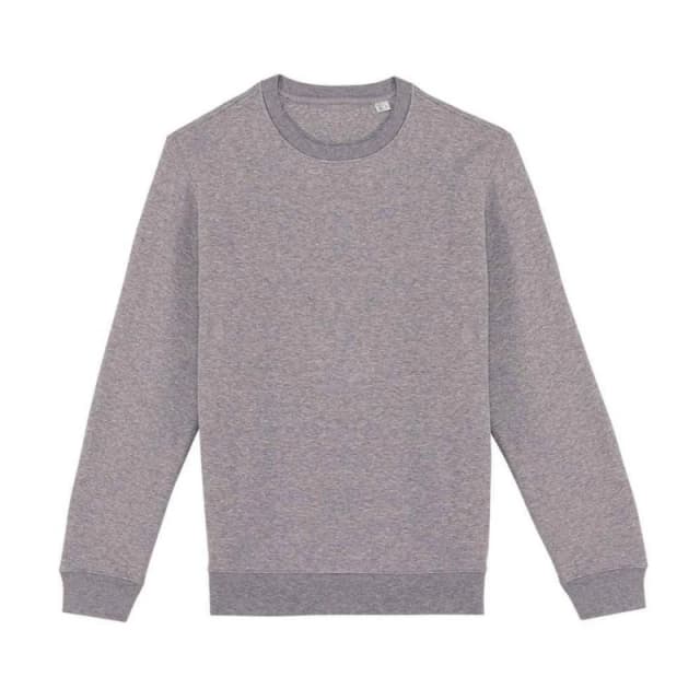Native Spirit Mens Crew Neck Sweatshirt in Light Grey Size: XS Light Grey Male XS