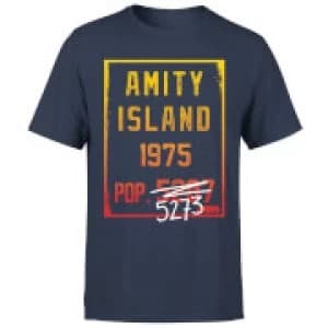 Jaws Amity Population T-Shirt - Navy - L