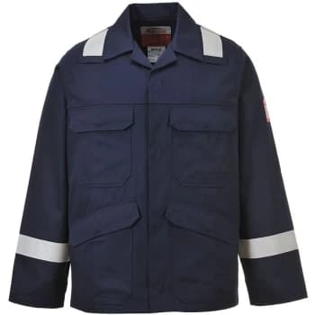 Portwest - FR25NARM - sz M Bizflame Plus Jacket - FR25 Navy