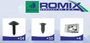ROMIX Inner Wing Panel 91000 AUDI,A3 Schragheck (8P1),A3 Schragheck (8L1),A4 Avant (8E5, B6),A6 Avant (4B5, C5),A6 Limousine (4F2, C6)