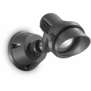 01-ideal Lux - Anthracite terra wall light 1 aluminum bulb