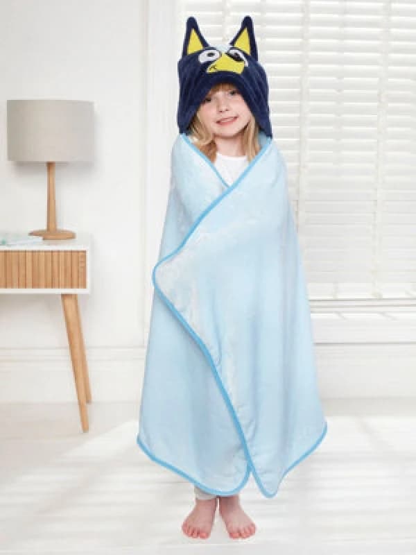 Bluey Hooded Towel Blue VM8ZG Unisex