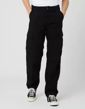 Carhartt-WIP Regular Cargo Pant (Ripstop, 6.5 oz) - Black rinsed