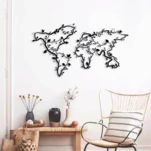 Ivy World Black Decorative Metal Wall Accessory
