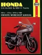 honda cx gl500 and 650 v twins 497cc 673cc 1978 to 1986