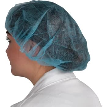 Blue Bouffant Cap, Pack of 100 - Sitesafe