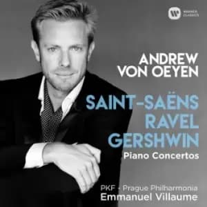 Saint-Saens/Ravel/Gershwin Piano Concertos by Andrew von Oeyen CD Album