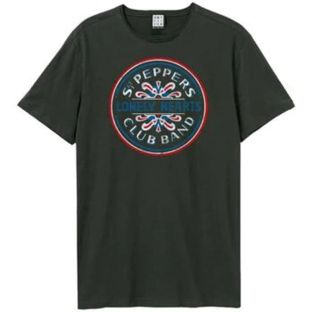 Amplified Amplified Men Sgt. Peppers The Beatles T-Shirt in Charcoal Size: X-Small Charcoal XS Male 5063527284129