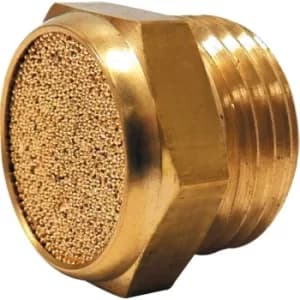 S3-2 Type 3 Flat Head Silencer Sintered G1/4