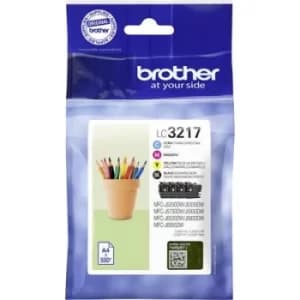 Brother Ink set LC-3217 VALDR Original Cyan, Magenta, Yellow, Black LC3217VALDR